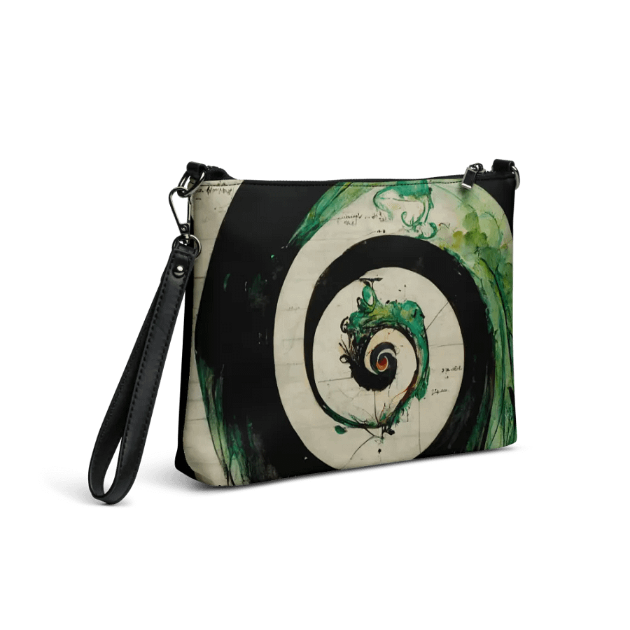Enigmatic Spiral Crossbody Bag premium faux leather product image (5)