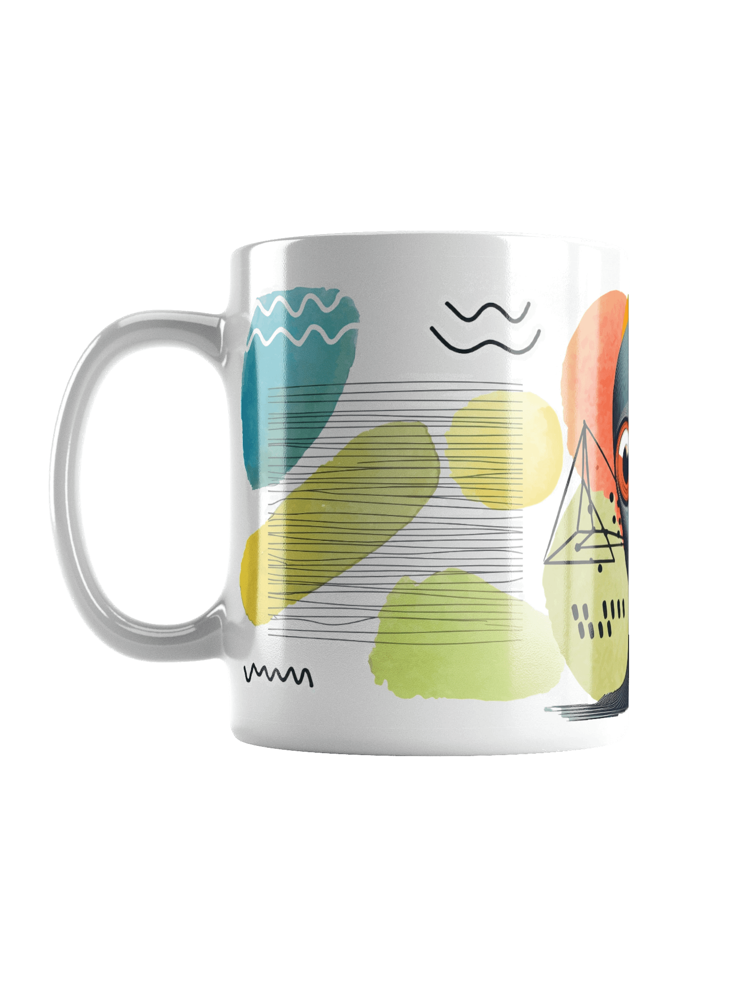 Abstract Art Coffee Mug: STARE INTO YOUR SOUL product image (4)