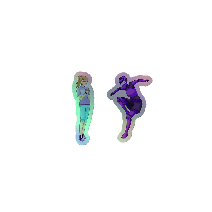 Alyssa & UltraViolet Holo Stickers product image (1)