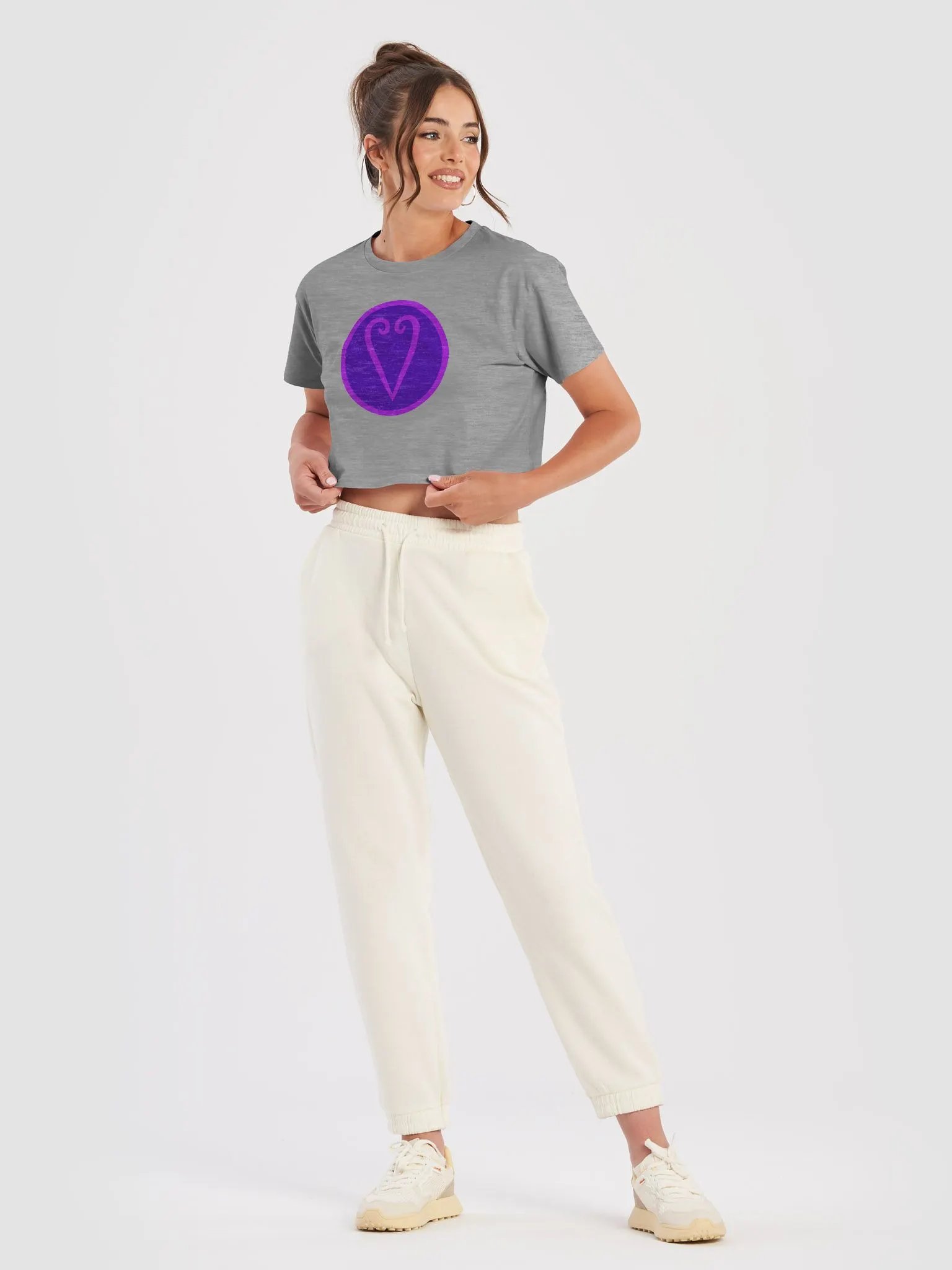 Crop Top - Purple Logo product image (25)