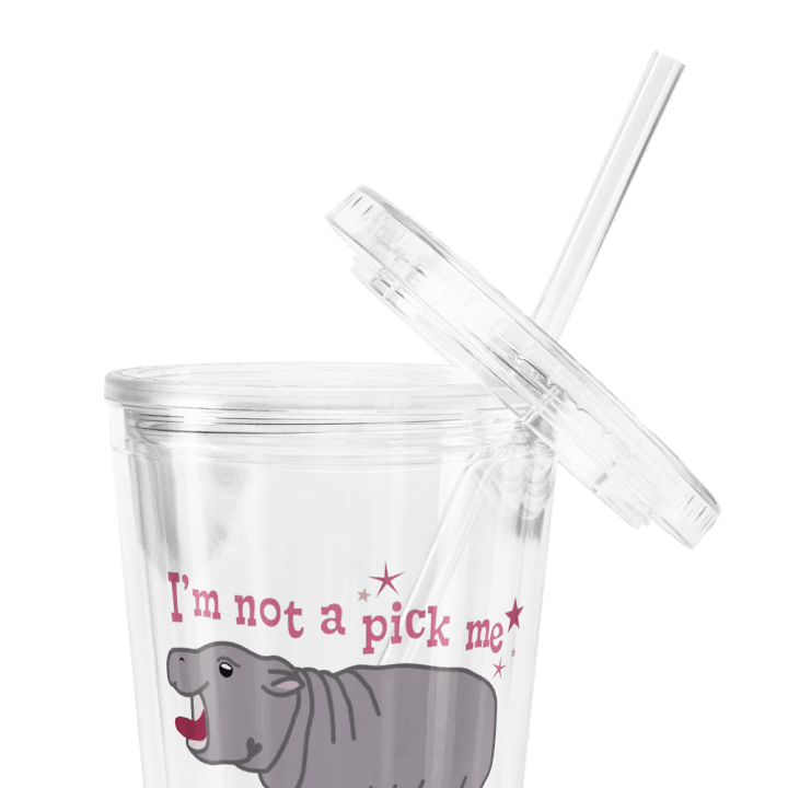 I'm a Pygmy Clear Tumbler | Moo Deng Inspired Merch product image (2)