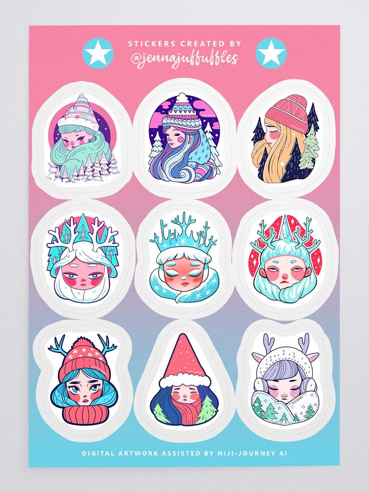 Joyful Sticker Sheet, Launch Drop 2024 Designs product image (1)