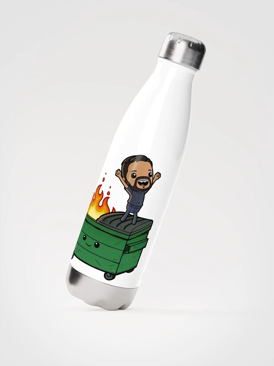 Dumpster Fire Stainless Steel Water Bottle product image (2)