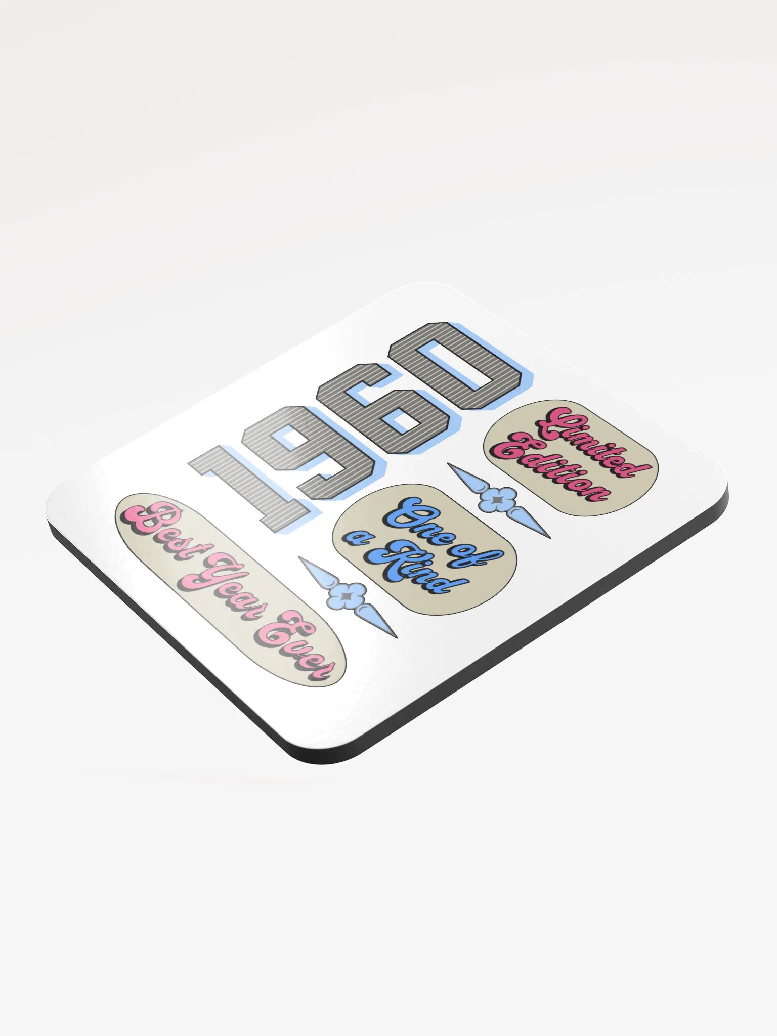 Best Year Ever 1960 Limited Edition Cork Coaster Set product image (4)