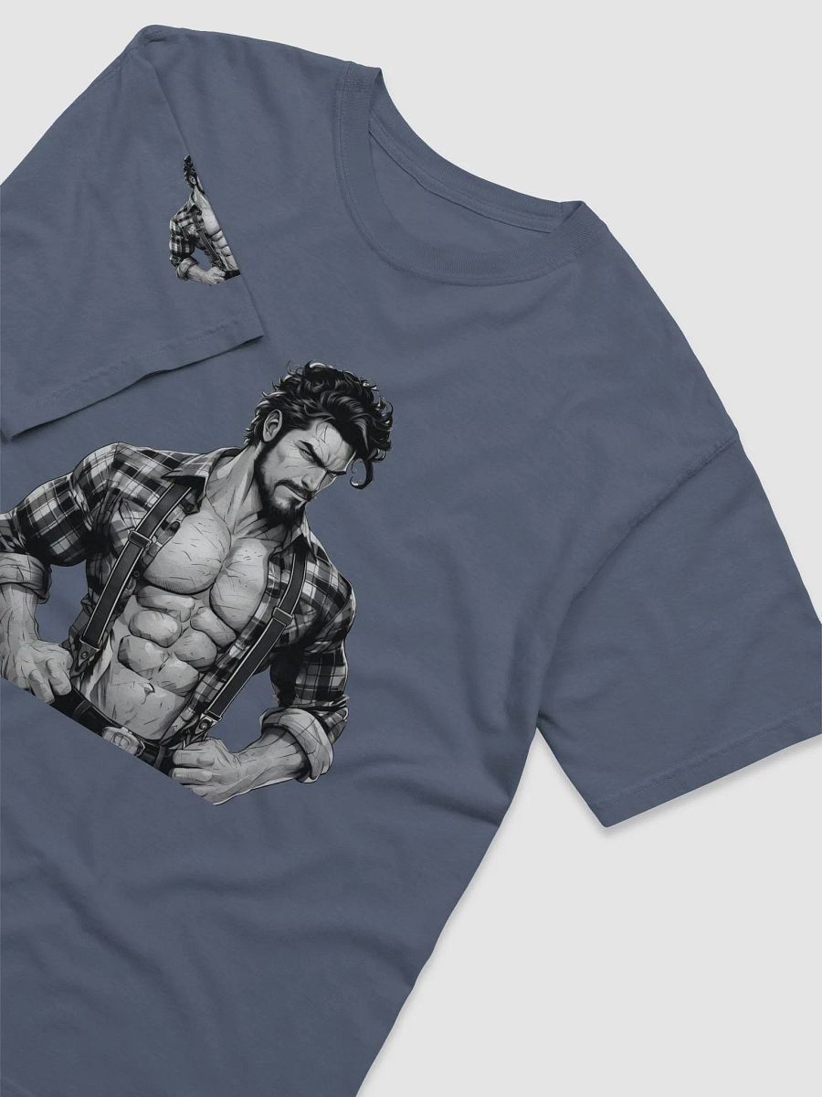Brooding Lumberjack Hunk LGBTQ Gay Pride Color-In Graphic Design product image (3)