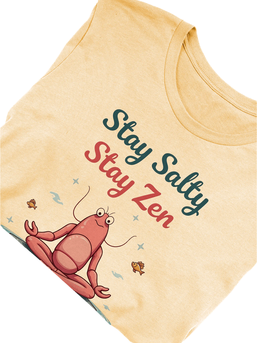 Stay Salty, Stay Zen | Chill Meditating Lobster T-Shirt product image (10)