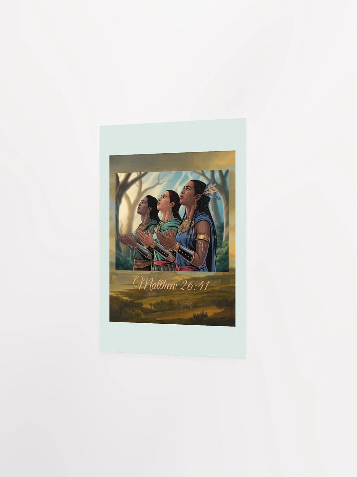 The Power Of Prayers Christian Paper Poster. product image (5)