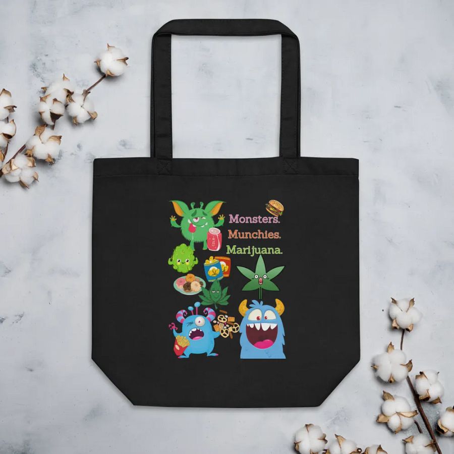 Whimsical Monsters & Munchies Tote Bag product image (4)
