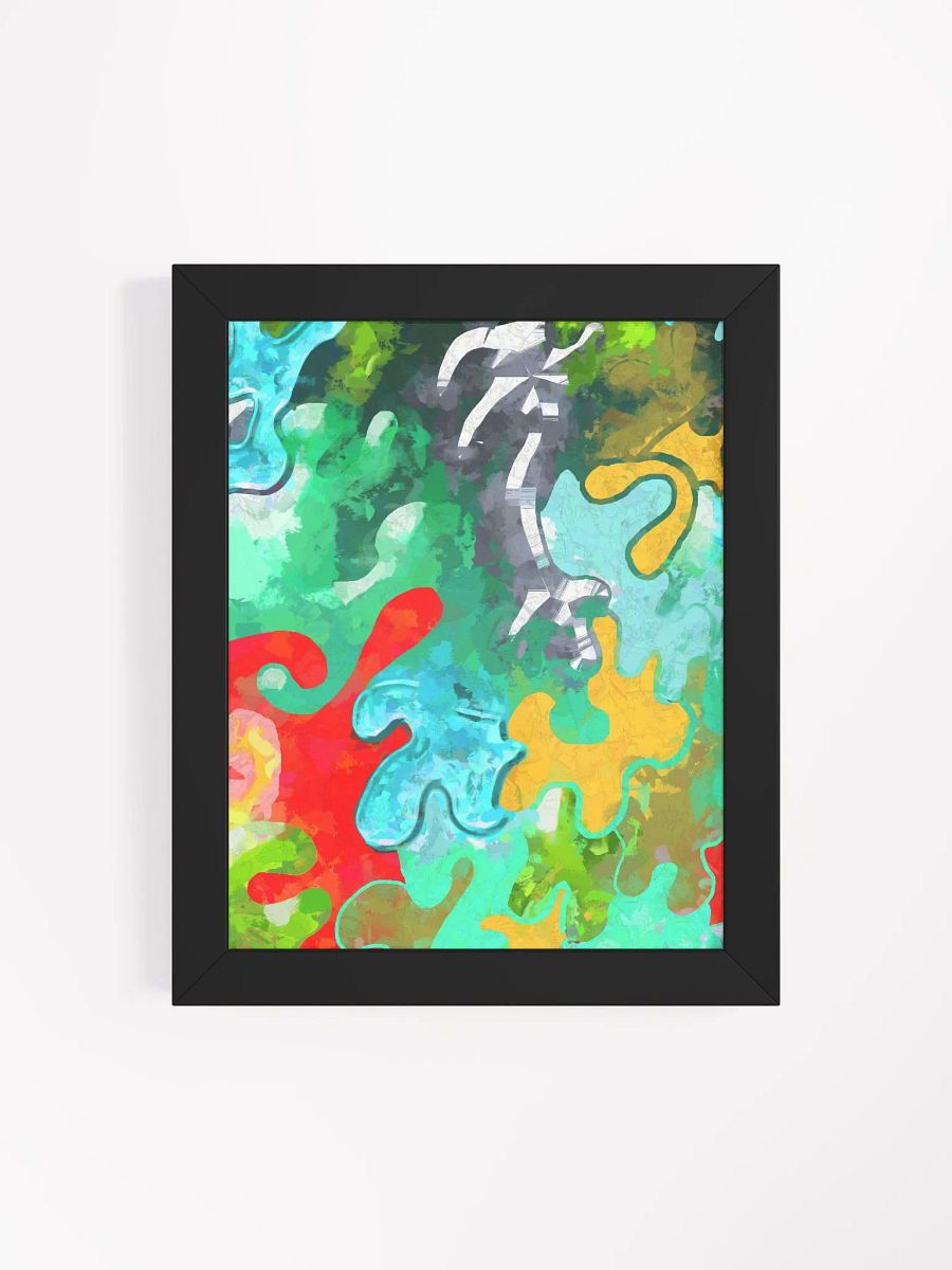 Blobs Collage Framed Poster product image (109)