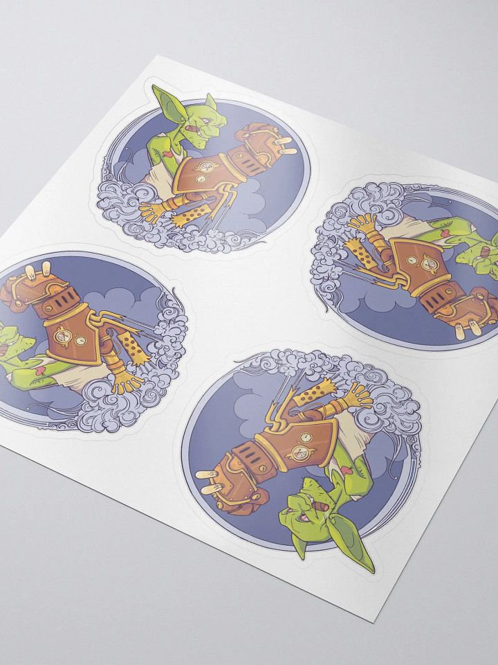 Mecha Logo Sticker Sheet product image (1)