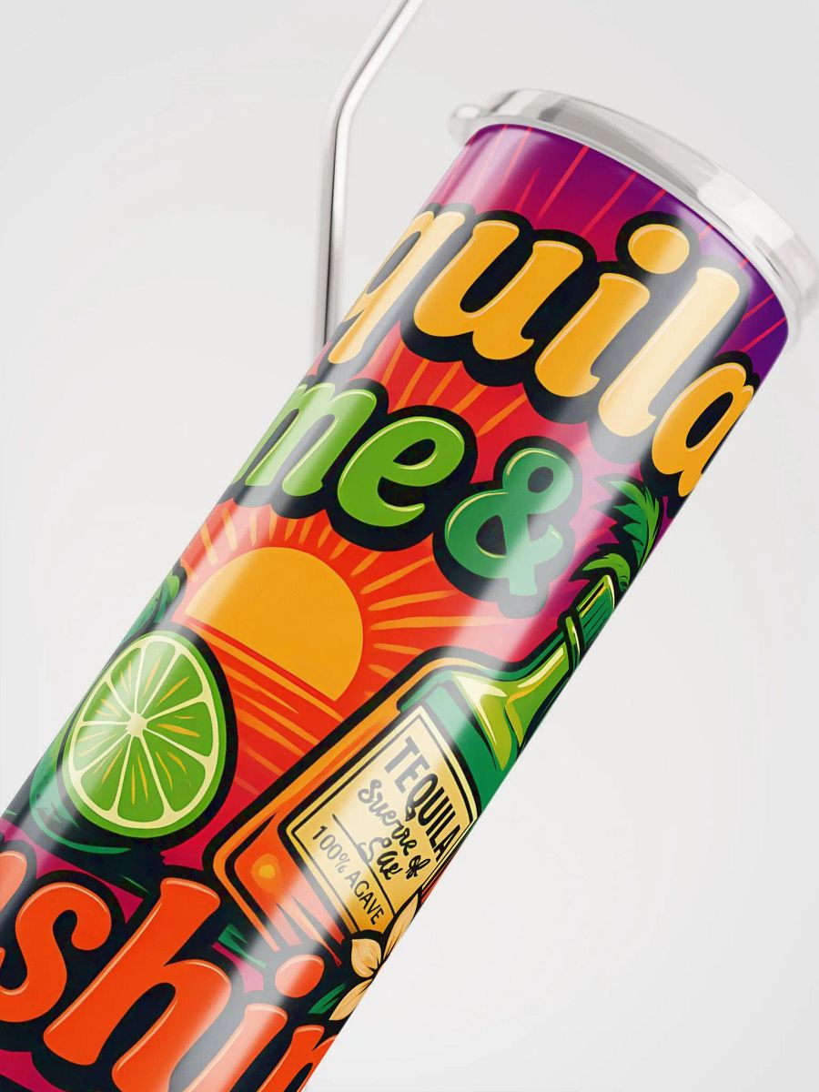 Tequila Lime & Sunshine Stainless Steel Tumbler product image (4)