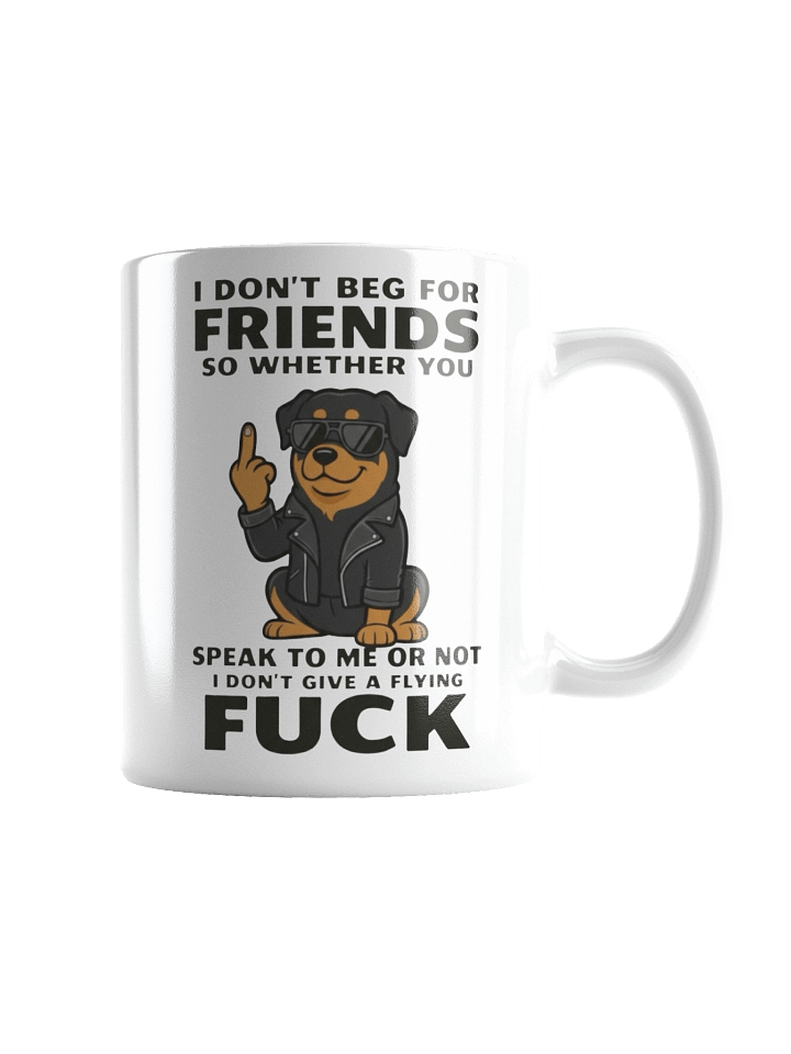 Rottweiler Speak to me or not - Mug product image (4)