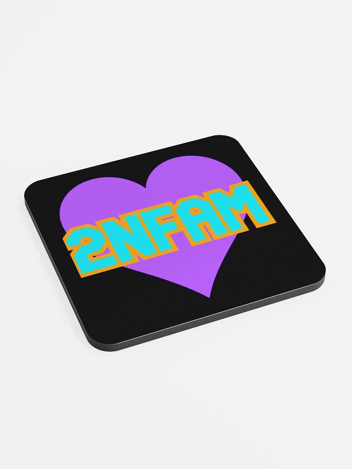 2NFAM Heart Coaster (Black) product image (2)