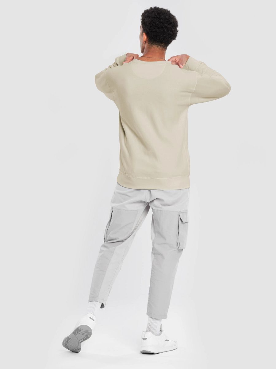 Plain Color Bone Sweatshirt product image (4)