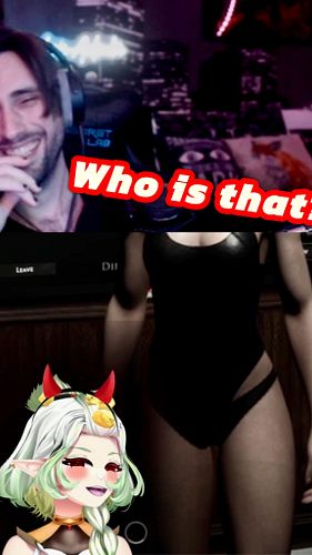 Omg who is that?? 🤣👺☠️ 

@bagel_vt knows how to make an entrance everytime we play games together, but this was the best way ...