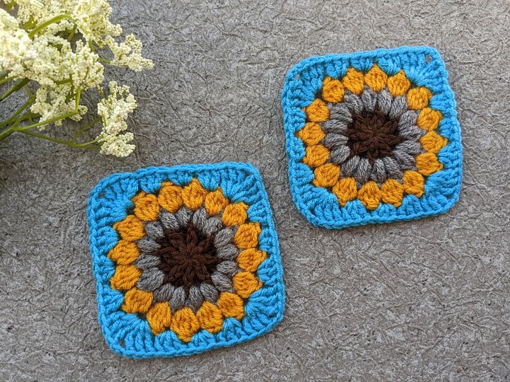 Crochet Sunburst Granny Square Pattern product image (2)