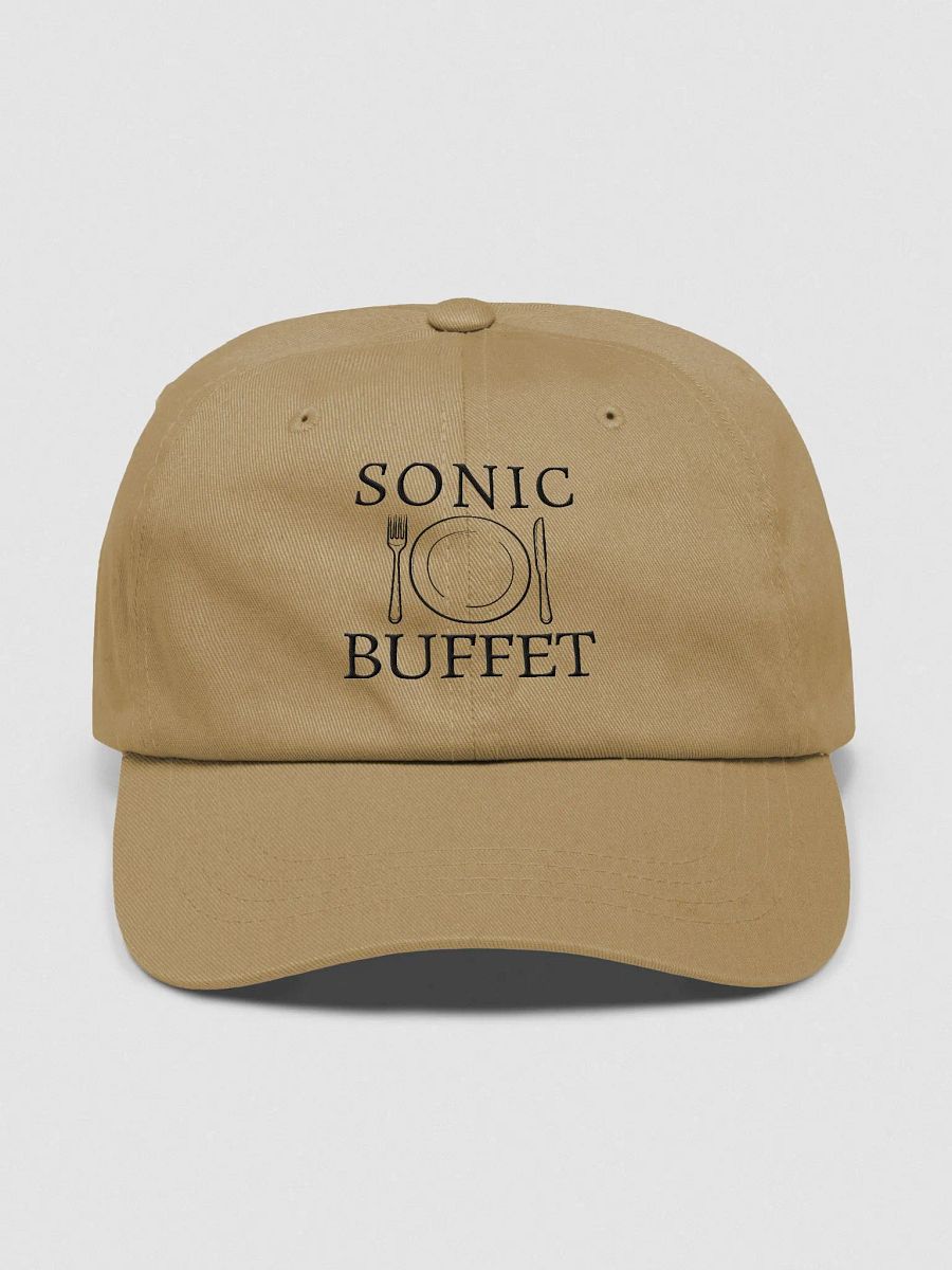 "Sonic Buffet" Logo Embroidered Hat - Khaki product image (1)
