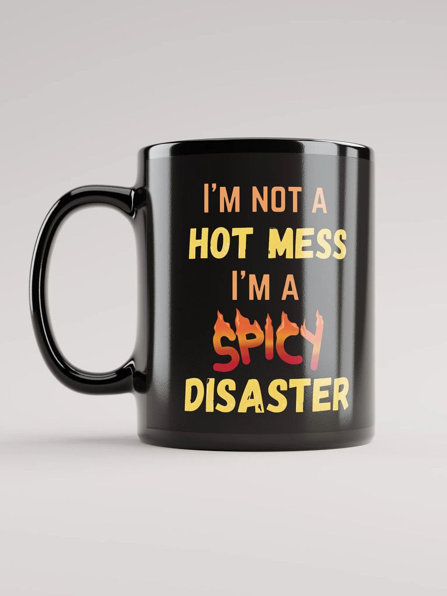 Spicy Disaster Black Glossy Mug product image (6)