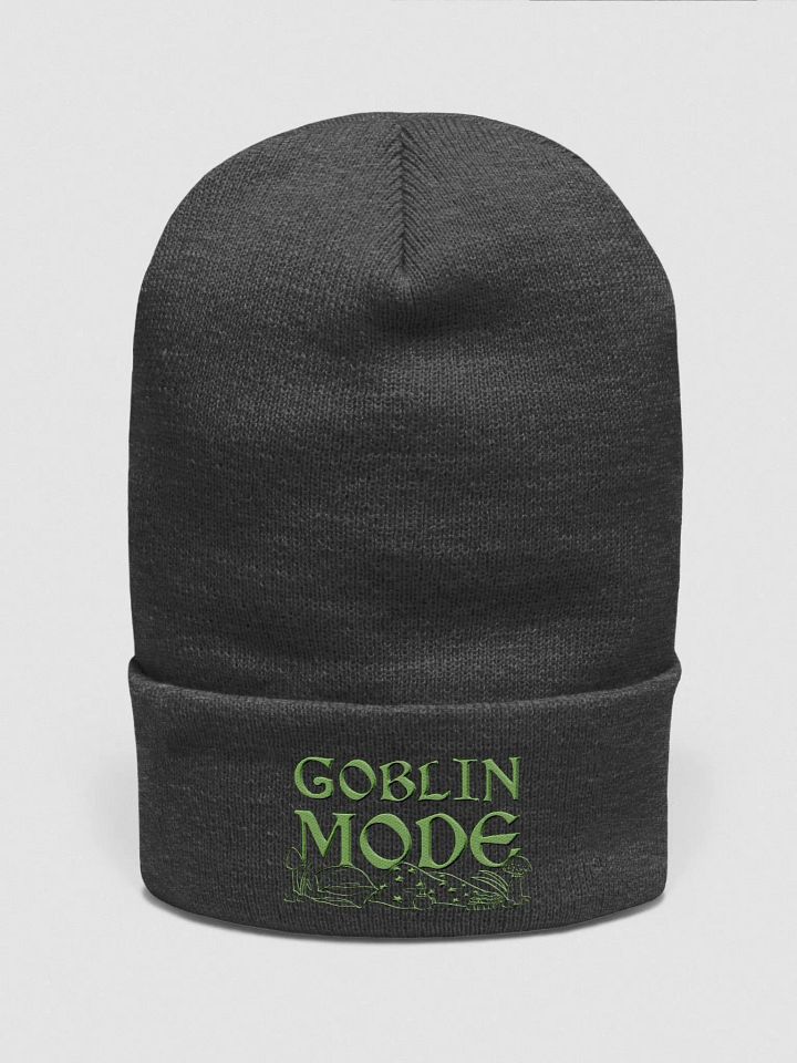 Goblin Mode Embroidered Beanie product image (1)