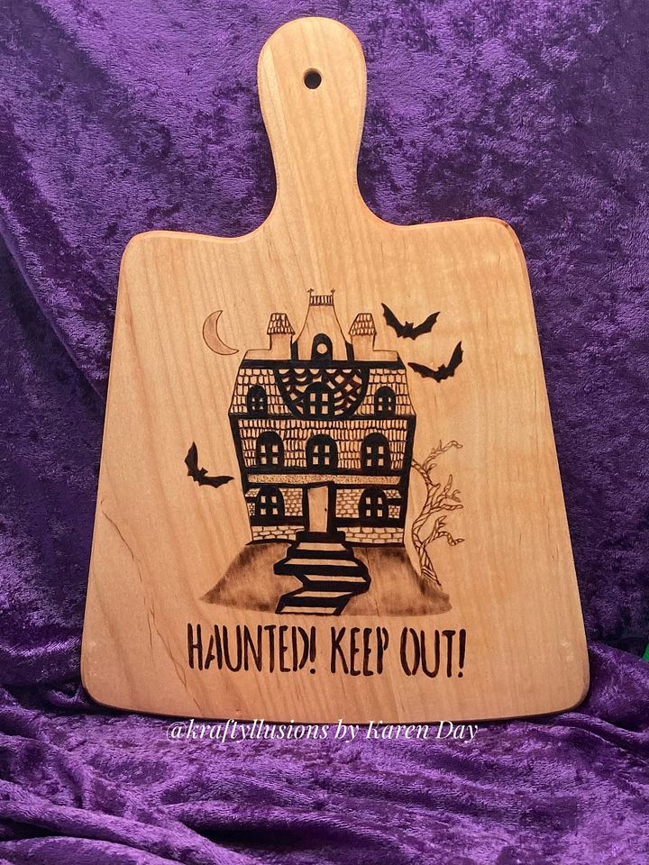Haunted House Serving Board and Apron Set product image (2)