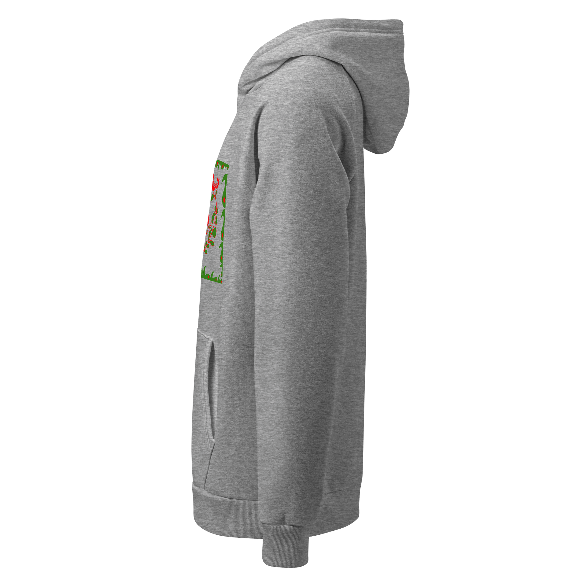 Silver Side Hungary Folk Art Unisex Hoodie product image (2)