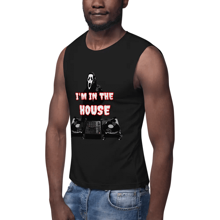 Ghostface in the house Bella+Canvas Muscle Tank product image (2)