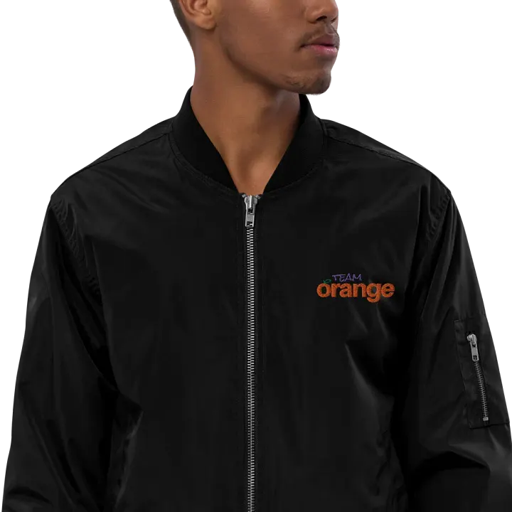 Team Orange Bomber Jacket product image (1)