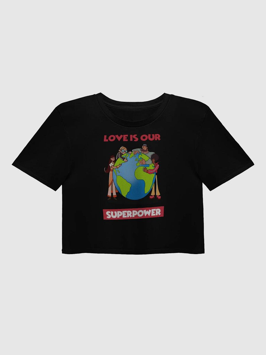Love is our Superpower | God’s Gang Women's Crop Top product image (3)