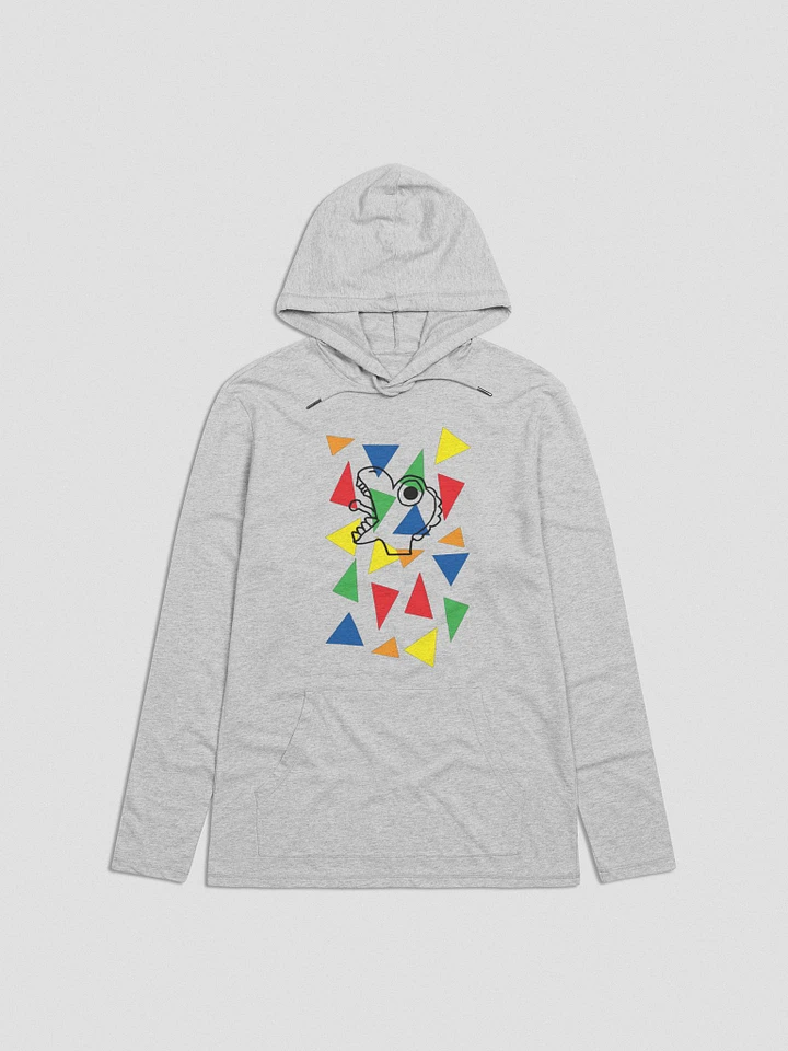 Party Dinosaur (District Lightweight Hoodie) product image (1)