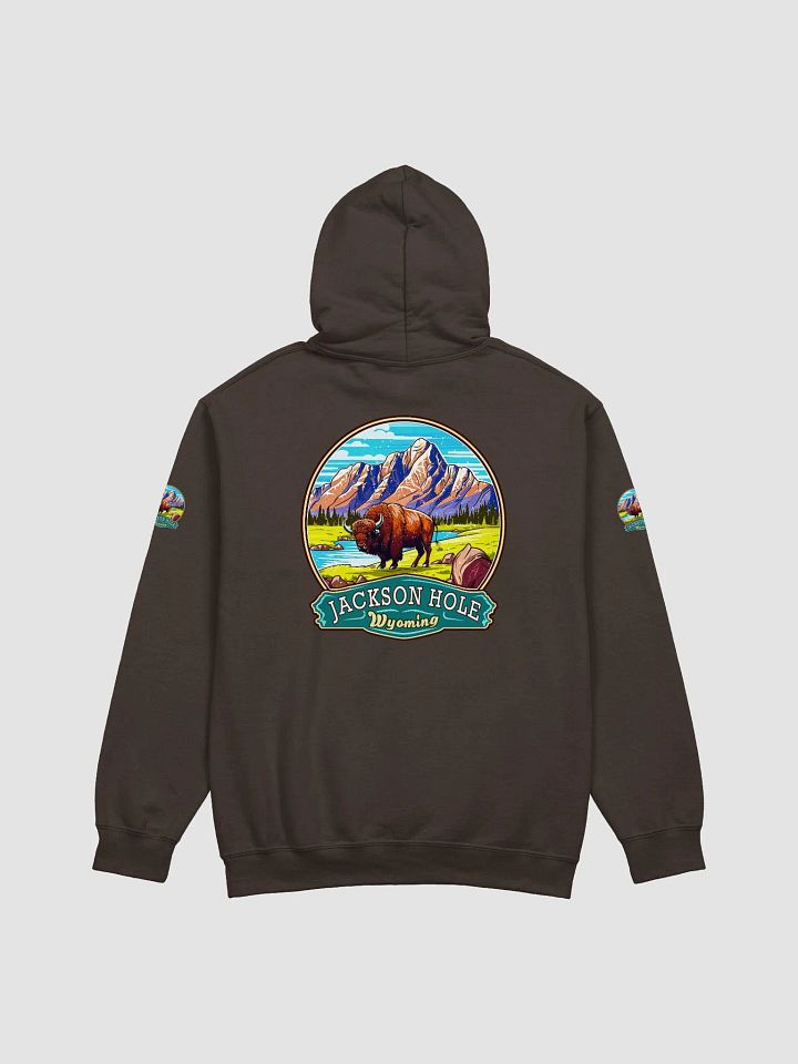 Jackson Hole Wyoming - American West Wilderness Hoodie product image (2)