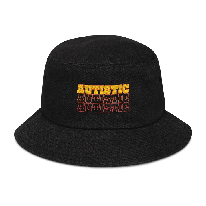 AUTISTIC denim bucket hat product image (1)