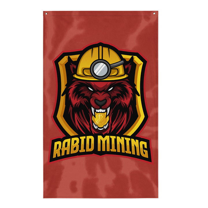Rabid Mining Flag product image (1)