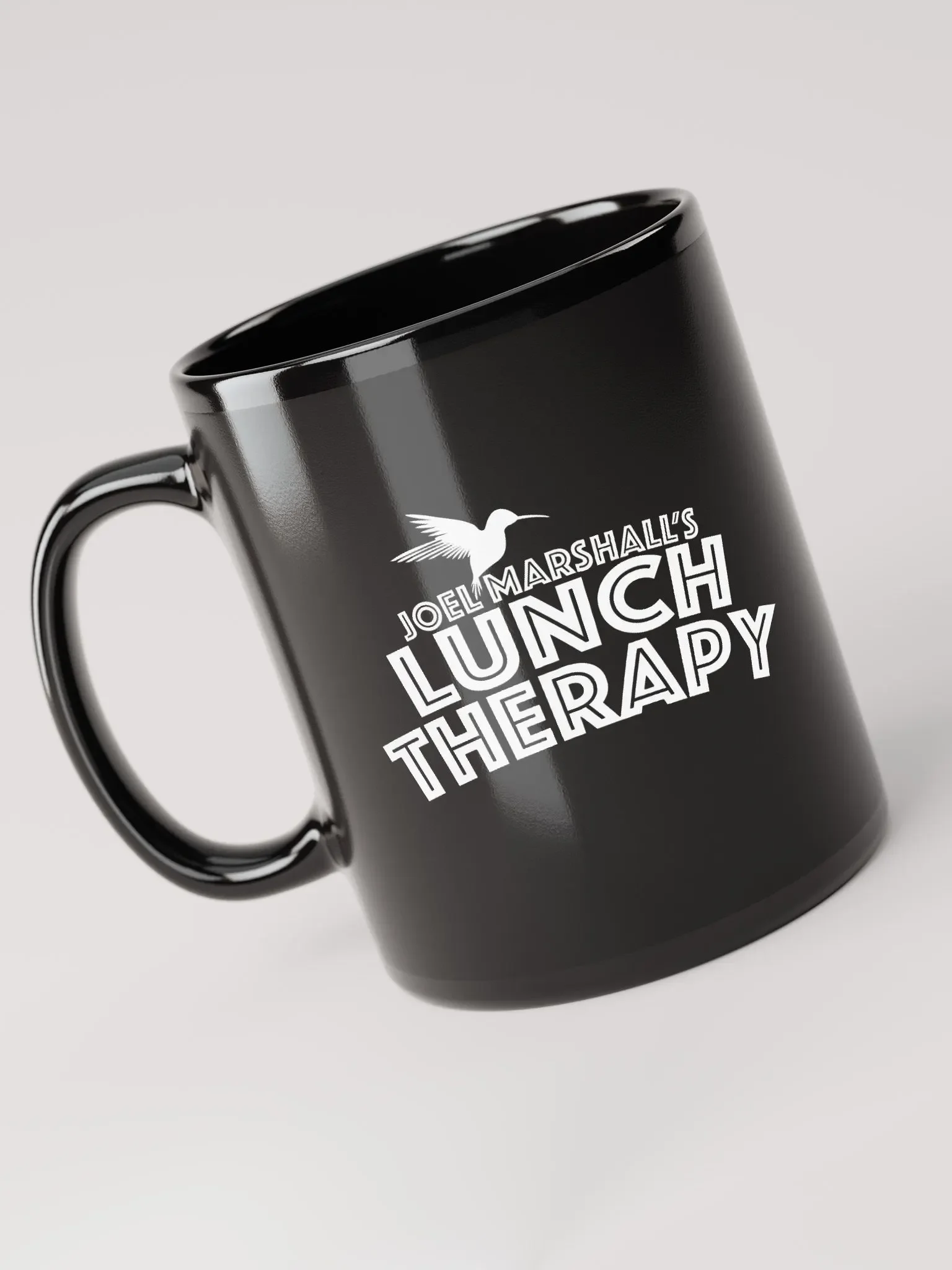 Be the Hummingbird - Lunch Therapy - Black Coffee Mug, 11oz product image (3)