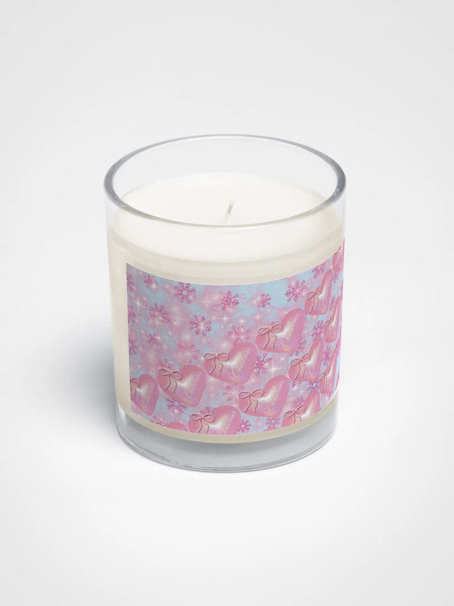 Festive Pink Hearts Soy Wax Candle for ladies homemakers friends product image (2)