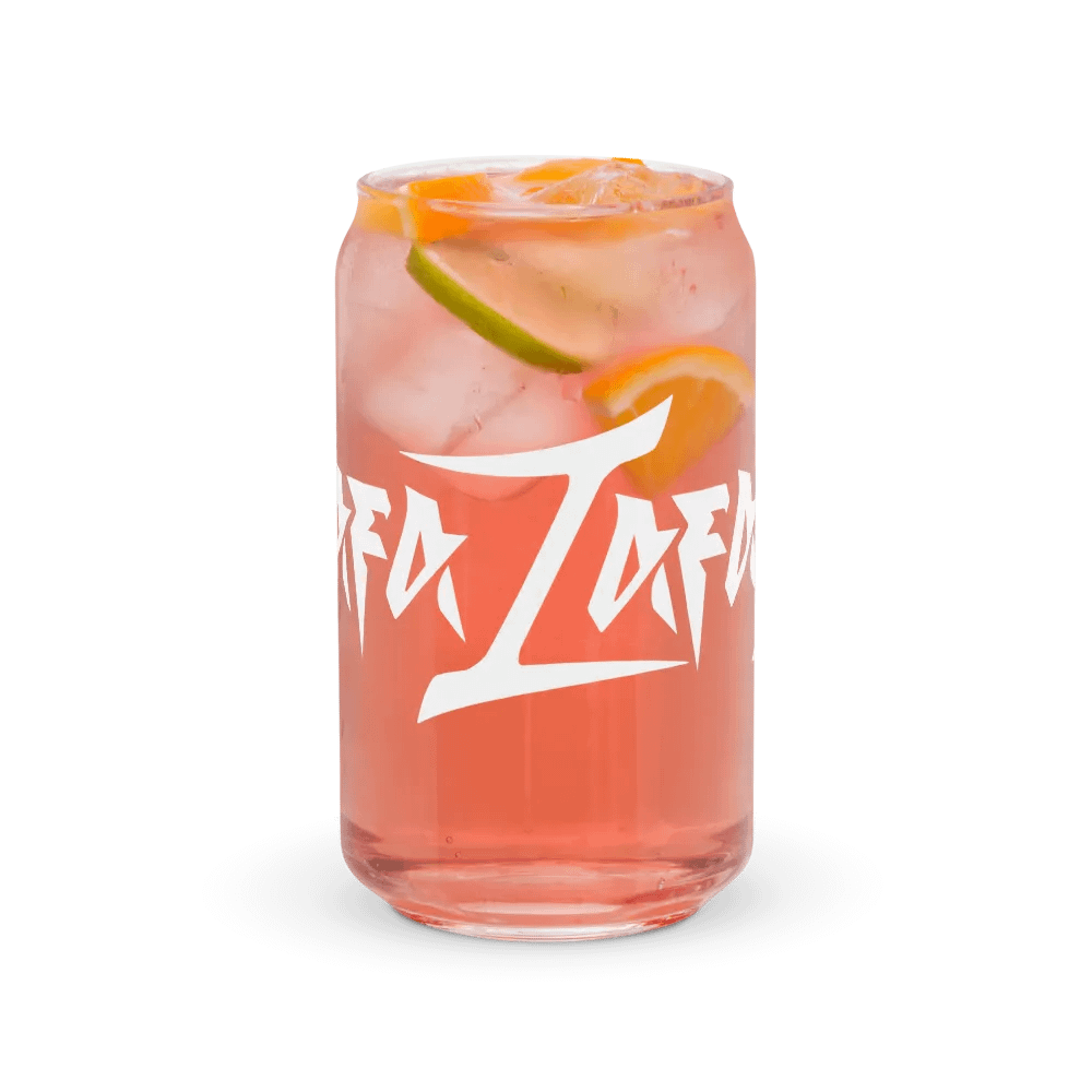 RafaZafar Logotext Can Glass (white) product image (7)