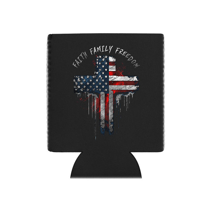 Faith Family Freedom Coozie product image (1)
