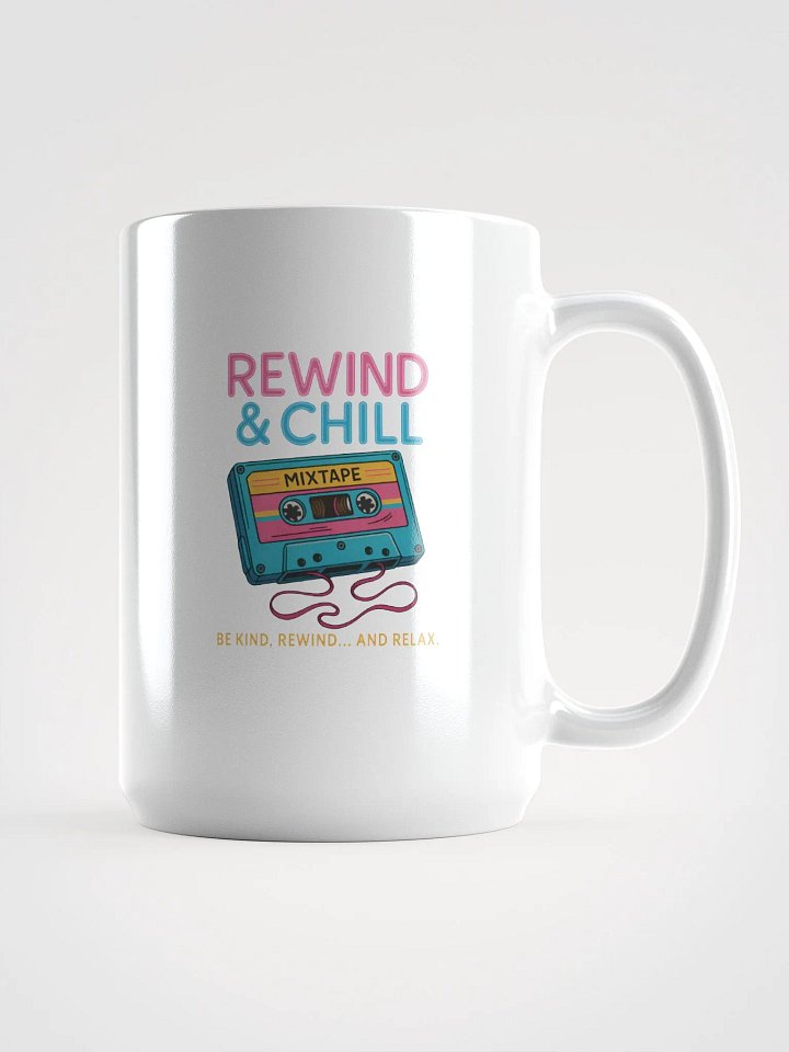 "Rewind & Chill" Retro Mixtape Mug product image (1)