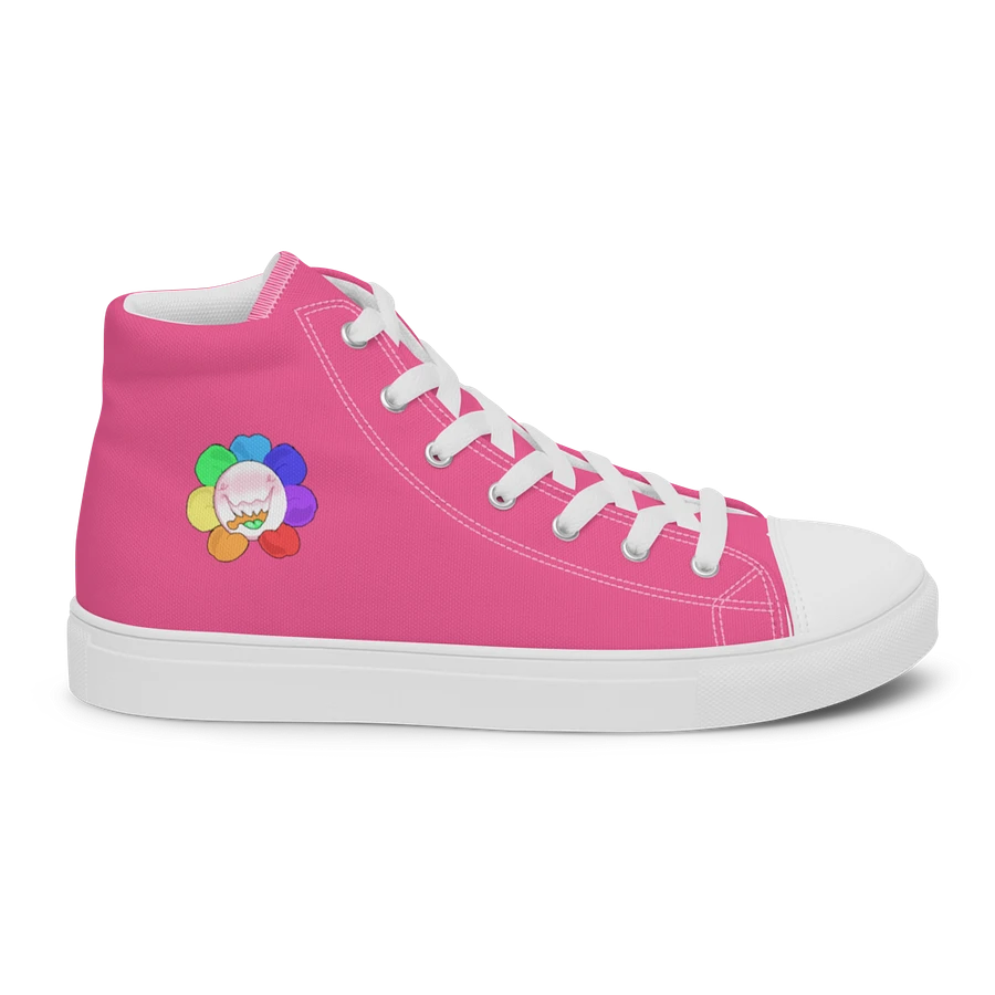 Pink and White Flower Sneakers product image (29)