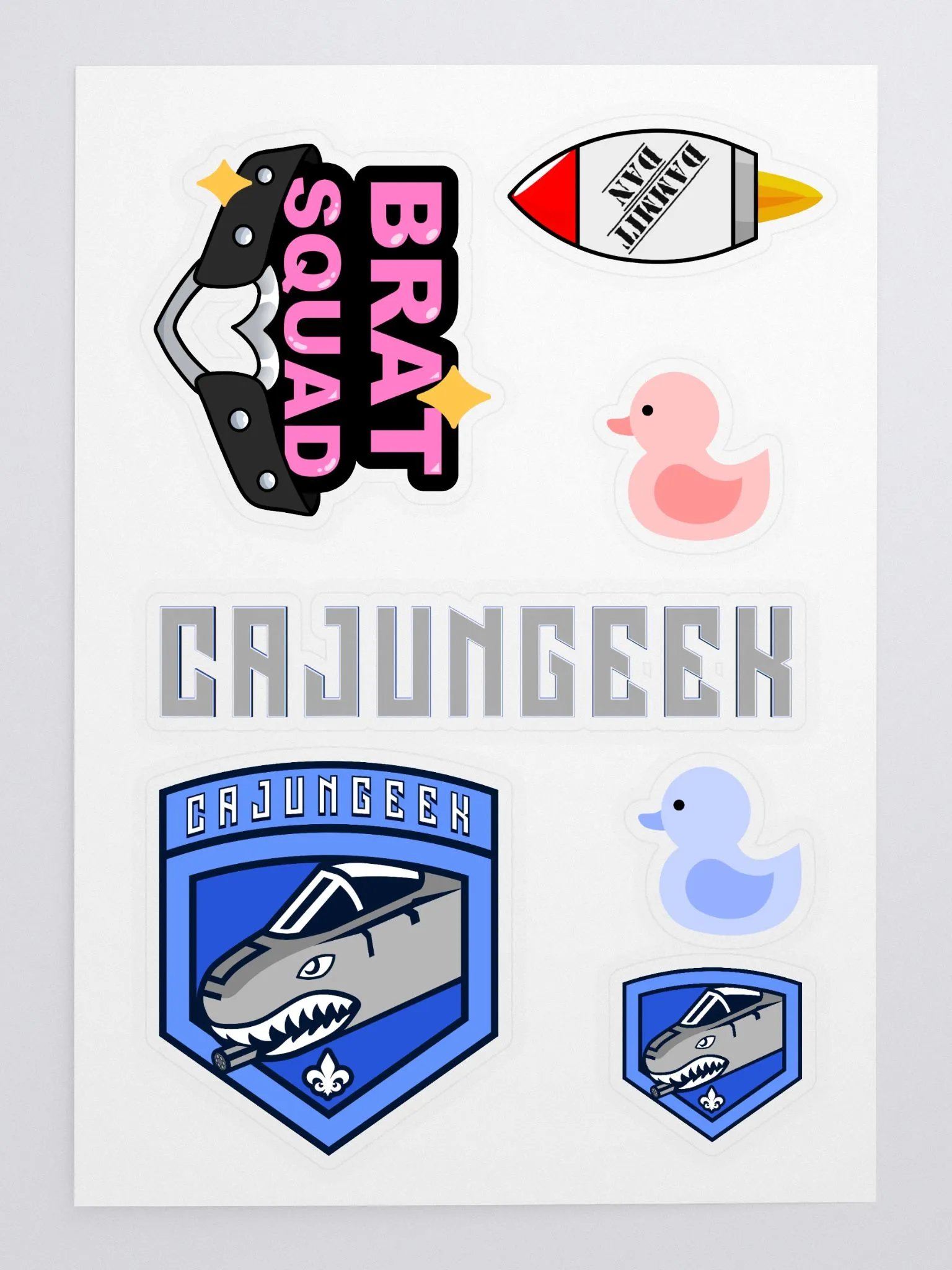 CajunGeek Stickers product image (3)