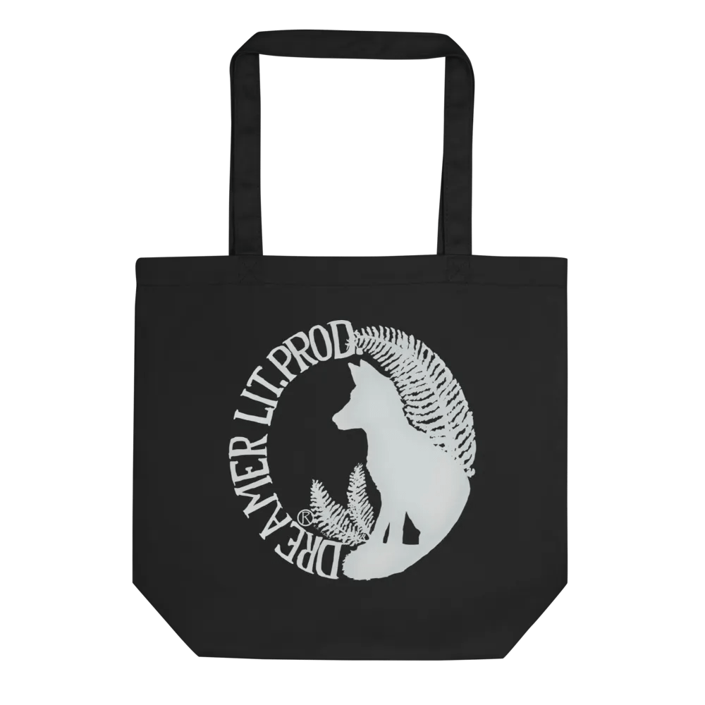 Dreamer Books Tote Bag (Black w/white logo) product image (1)
