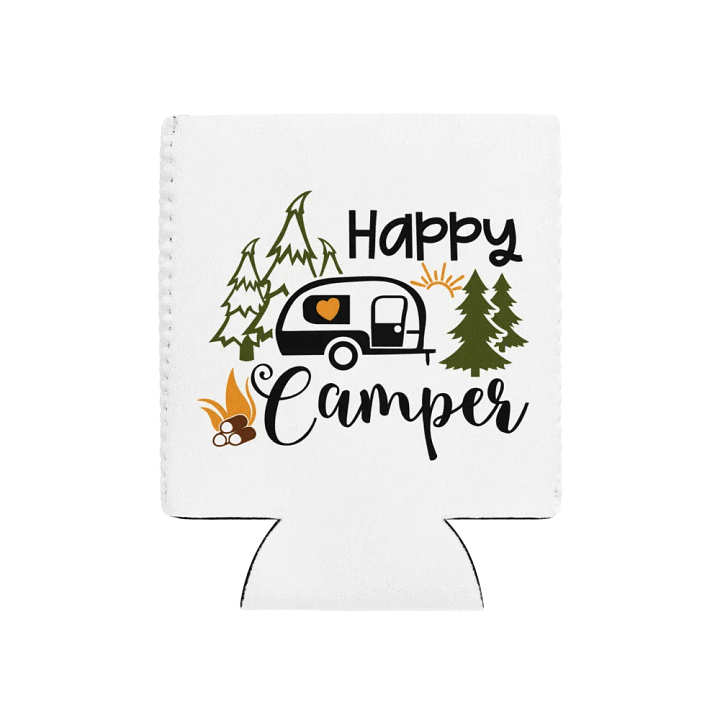 Happy Camper Can Cooler product image (1)