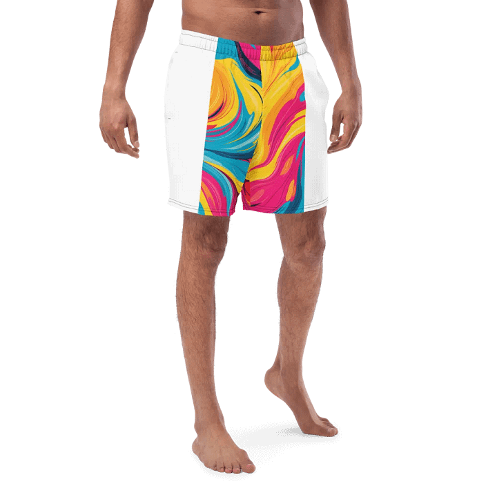 Vivid Wave Men's Swim Trunks product image (1)