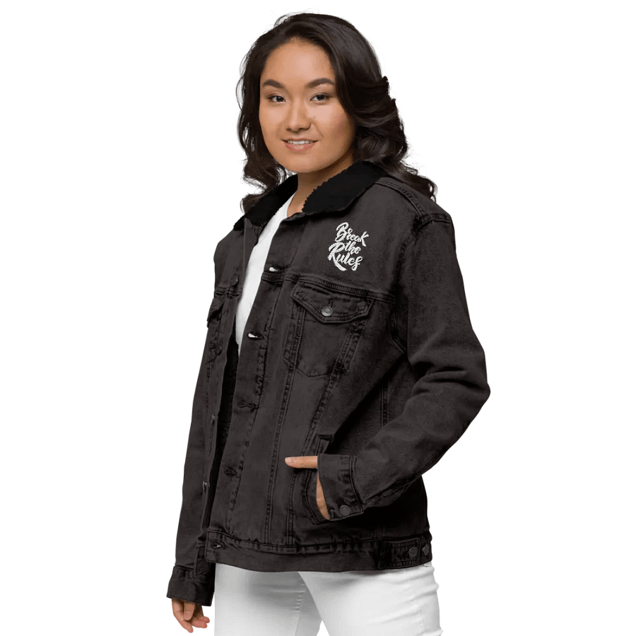 BREAK - Cosmic Symbol Unisex Denim Jacket product image (7)