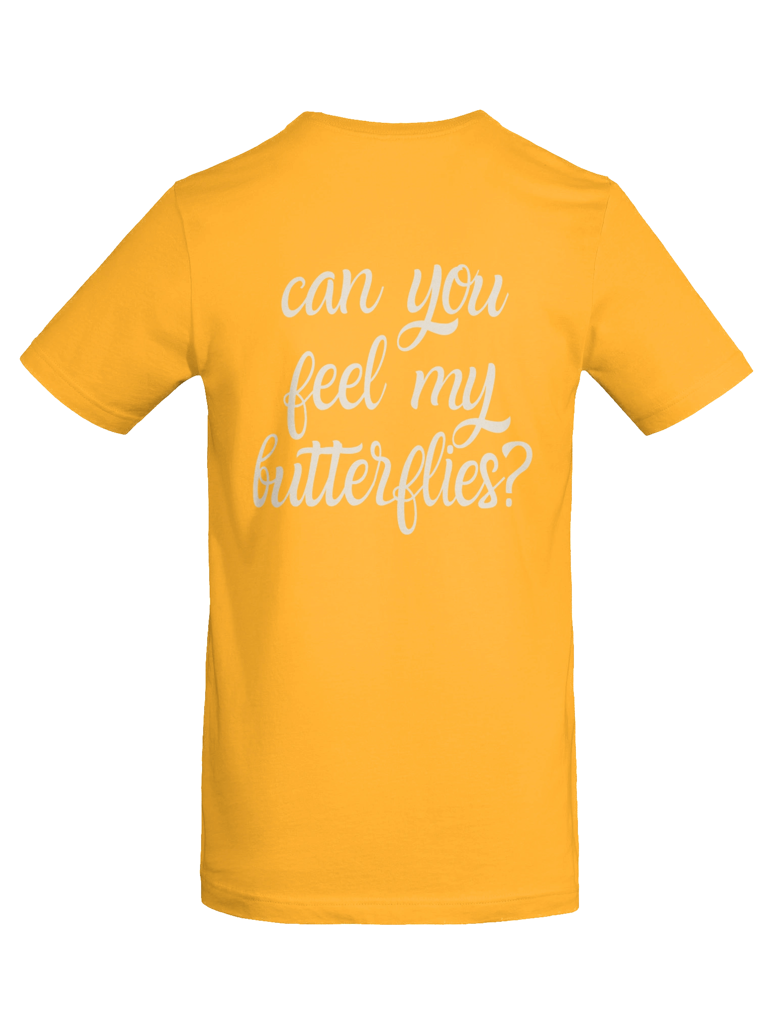 "butterflies" Comfort Tee - Yellow product image (8)