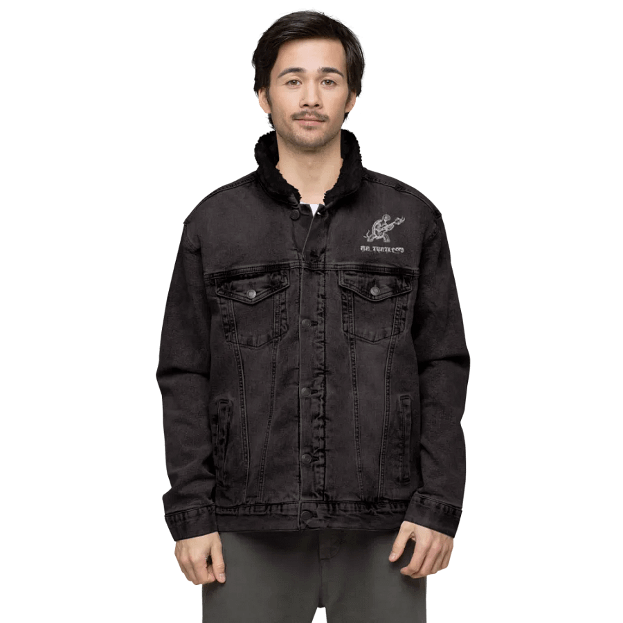 Mr_Turtle223 Unisex Sherpa Denim Jacket product image (5)