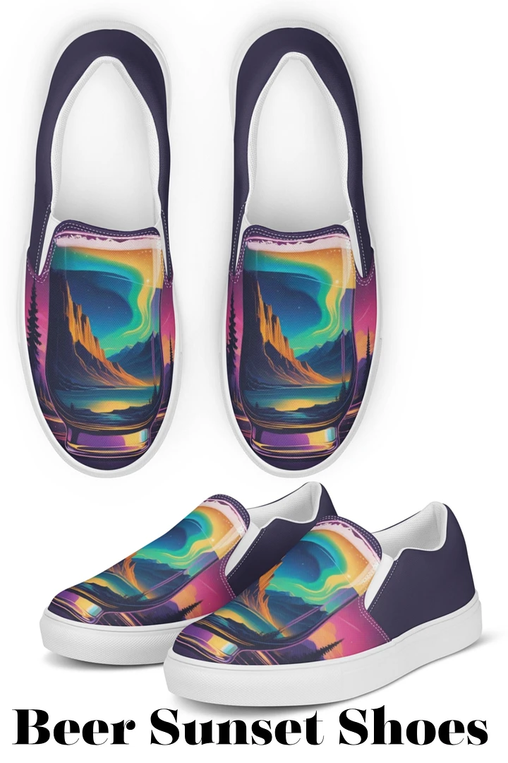 Beer Sunset Slip on Shoes product image (1)