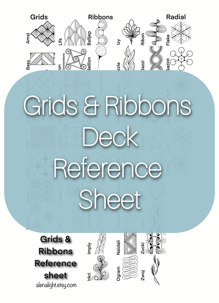 Grids & Ribbons Deck Reference Sheet product image (1)