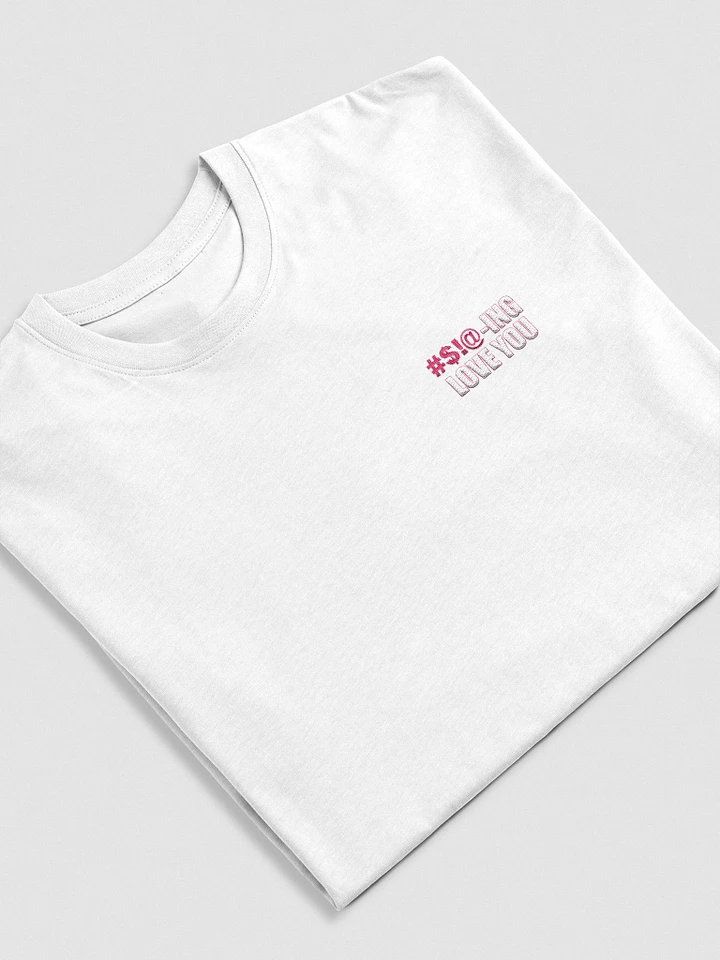 bleeping love you tee - embroidered product image (1)