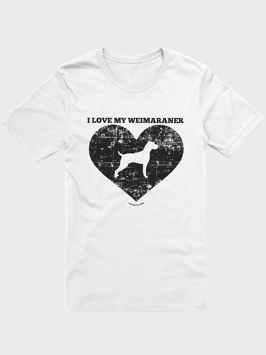 I Love My Weimaraner - Bella+Canvas Supersoft T-shirt product image (3)