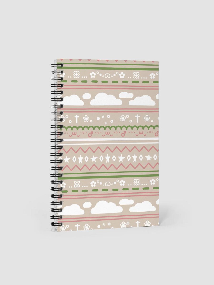 Cloudy Christmas Notebook - Beige product image (1)